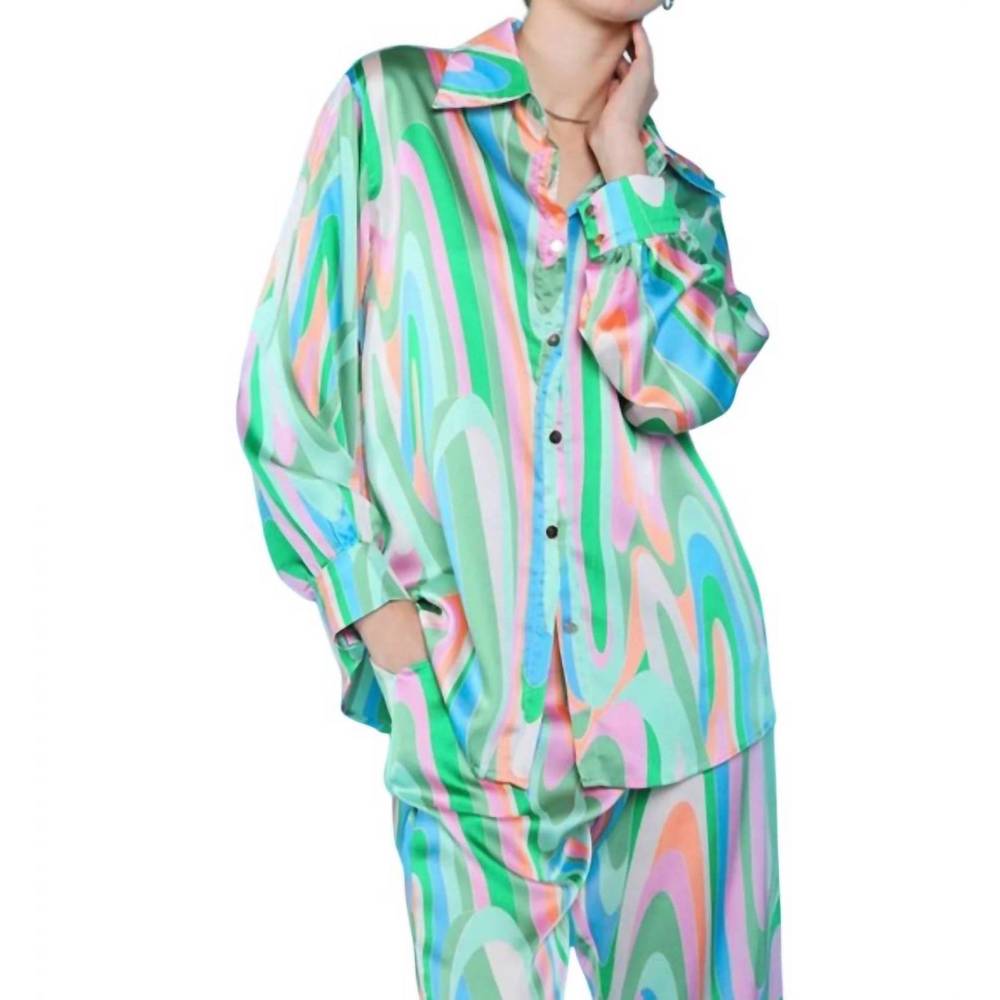 NEW BEULAHSTYLE the groovy baby set in green multi